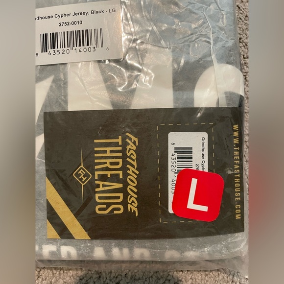 Men’s FASTHOUSE Jersey NWT (blank - size L) - Picture 3 of 5